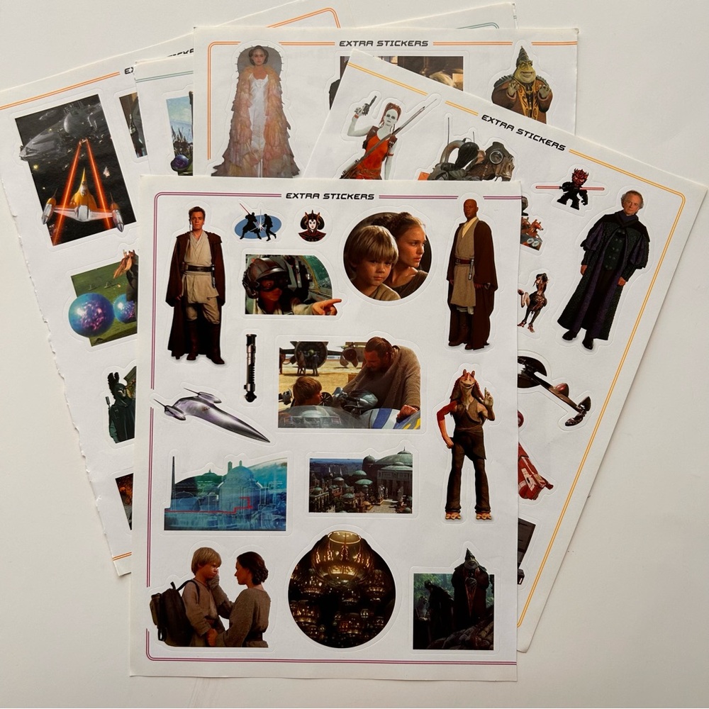 Star Wars Sticker Sheets - Character & Scene Set